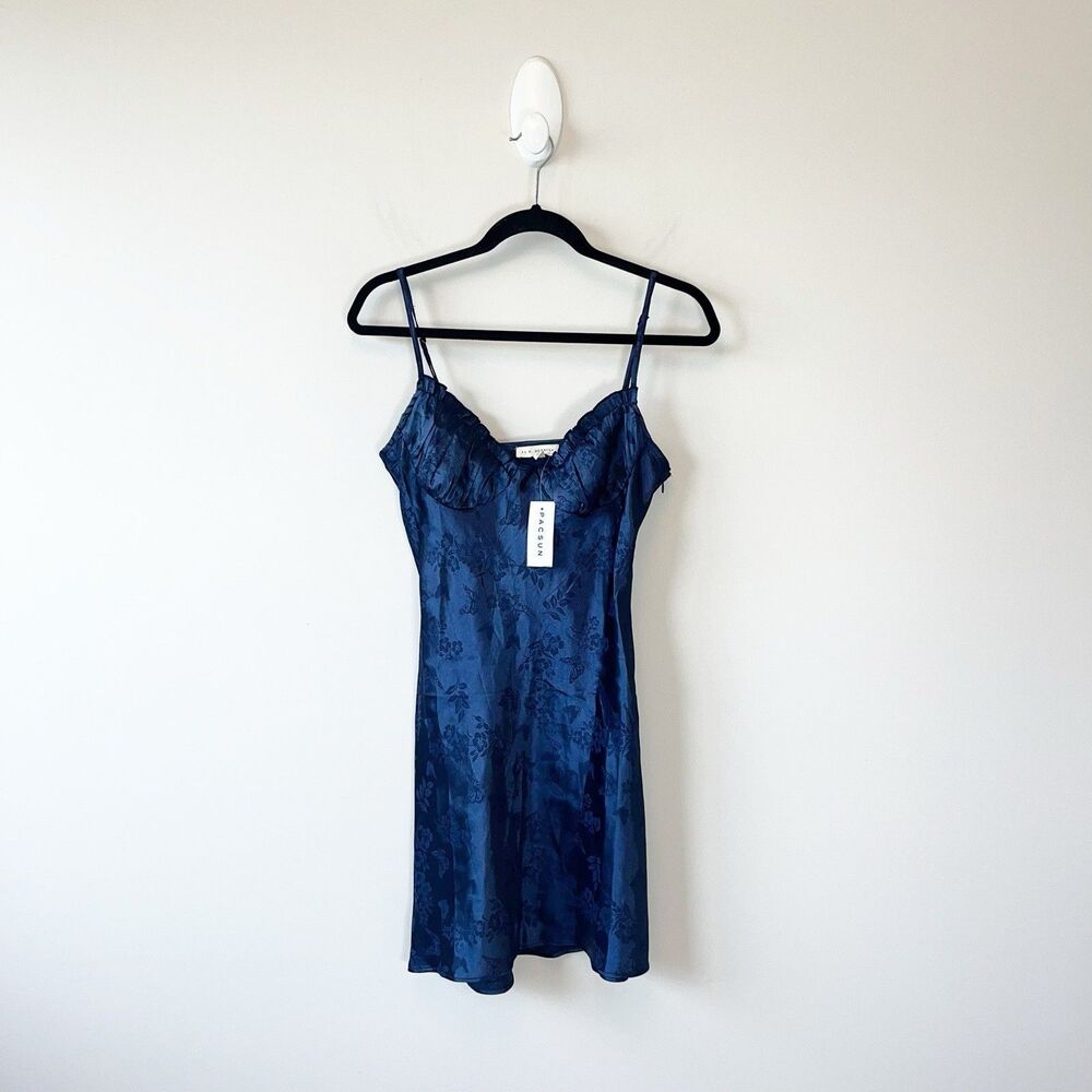 LA Hearts by Pacsun Bustier Satin Mini Slip Dress Whimsigoth Fairy Medium NWT's